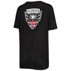 Women's D.C. United 5th & Ocean by New Era Black Slub Scoop Neck T-Shirt