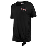 Women's D.C. United 5th & Ocean by New Era Black Slub Scoop Neck T-Shirt